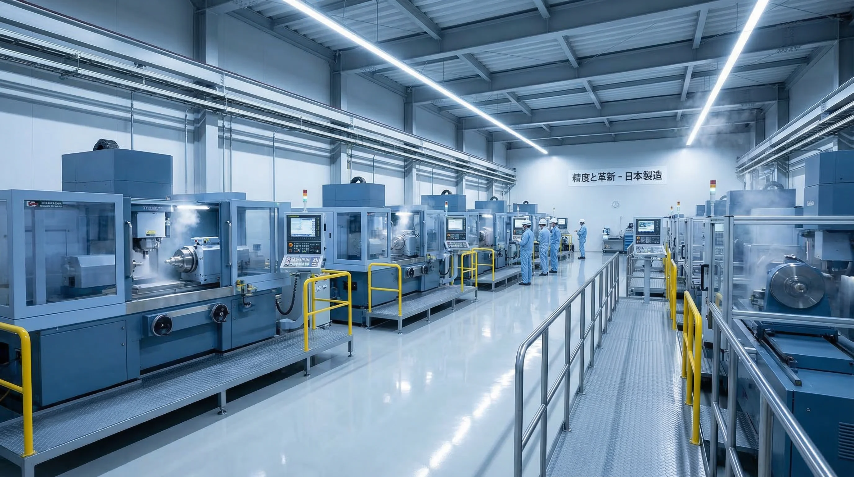 17台の研削盤が支える、圧倒的な対応力